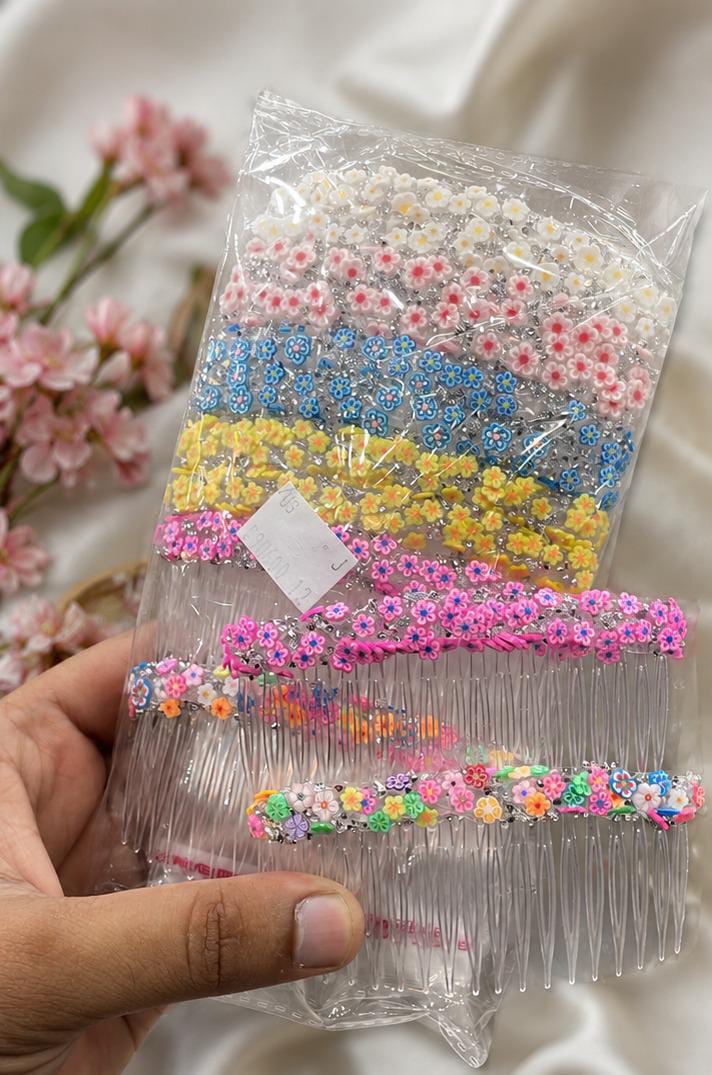 Mini Flower Hair Comb