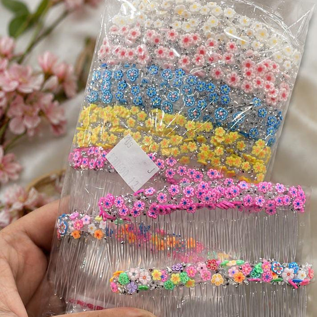 Mini Flower Hair Comb