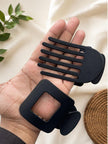 Black Hair Claw Clip Set