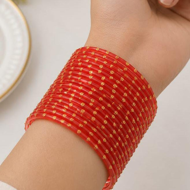 Dark Orange Rainbow Bangles