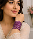 Raindrop Purple Bangle