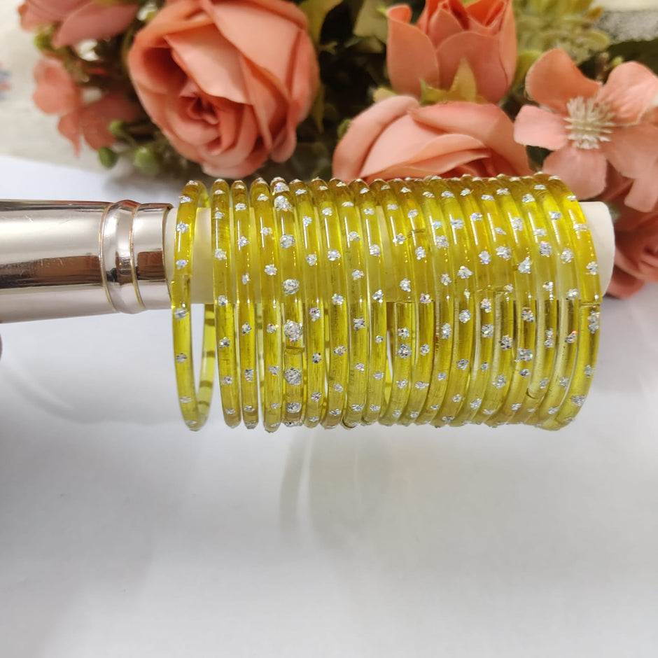 Kids Yellow Rainbow Bangles