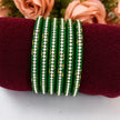 Green  Stone Bangles