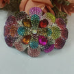 Rainbow Floral Clip