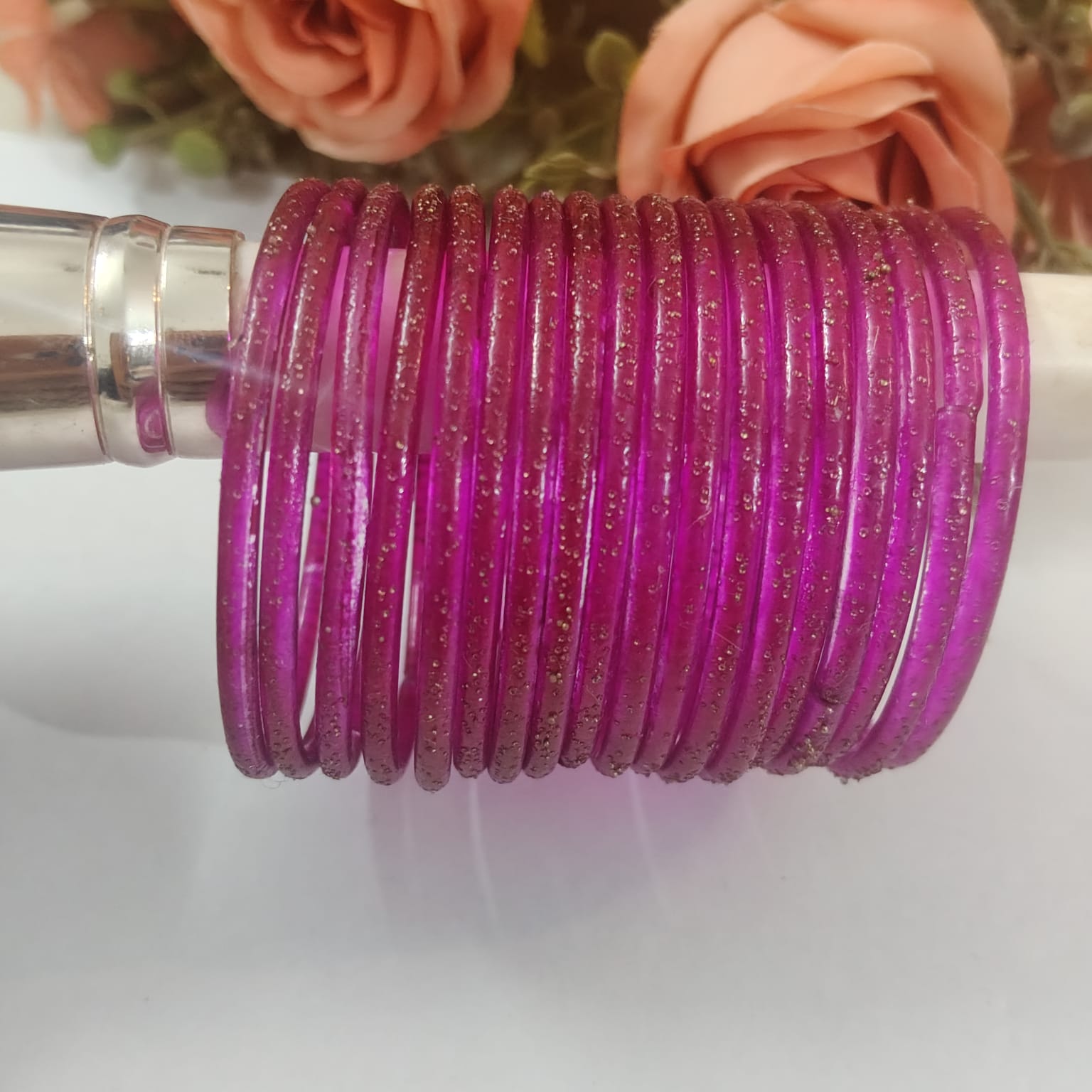 Kids Shoking Pink Raindrop Bangles