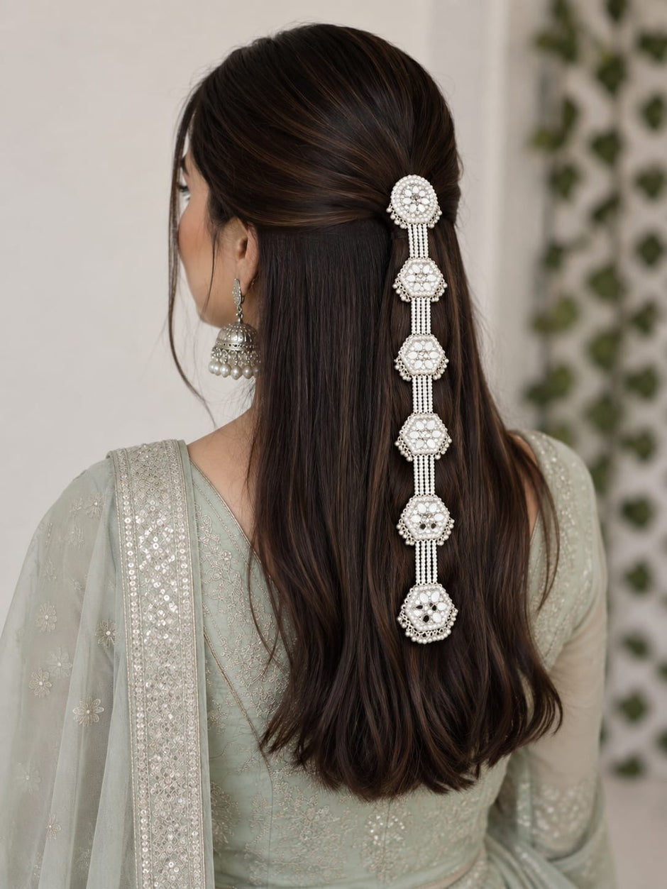 White Pearl Hair Paranda