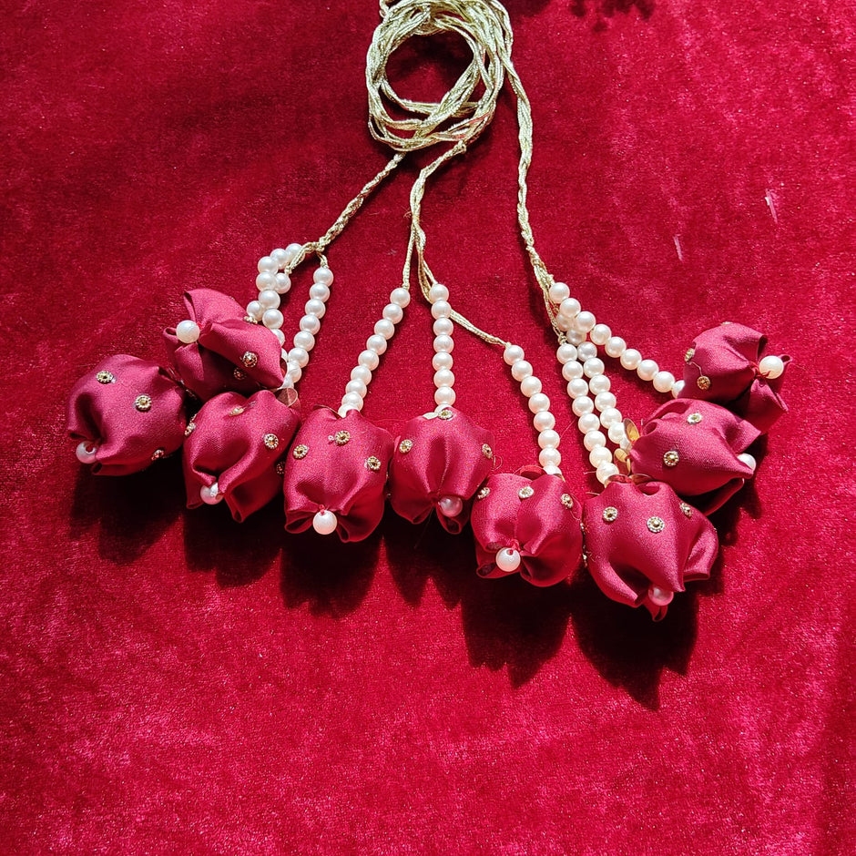 Mehroon Stone Tulip Paranda