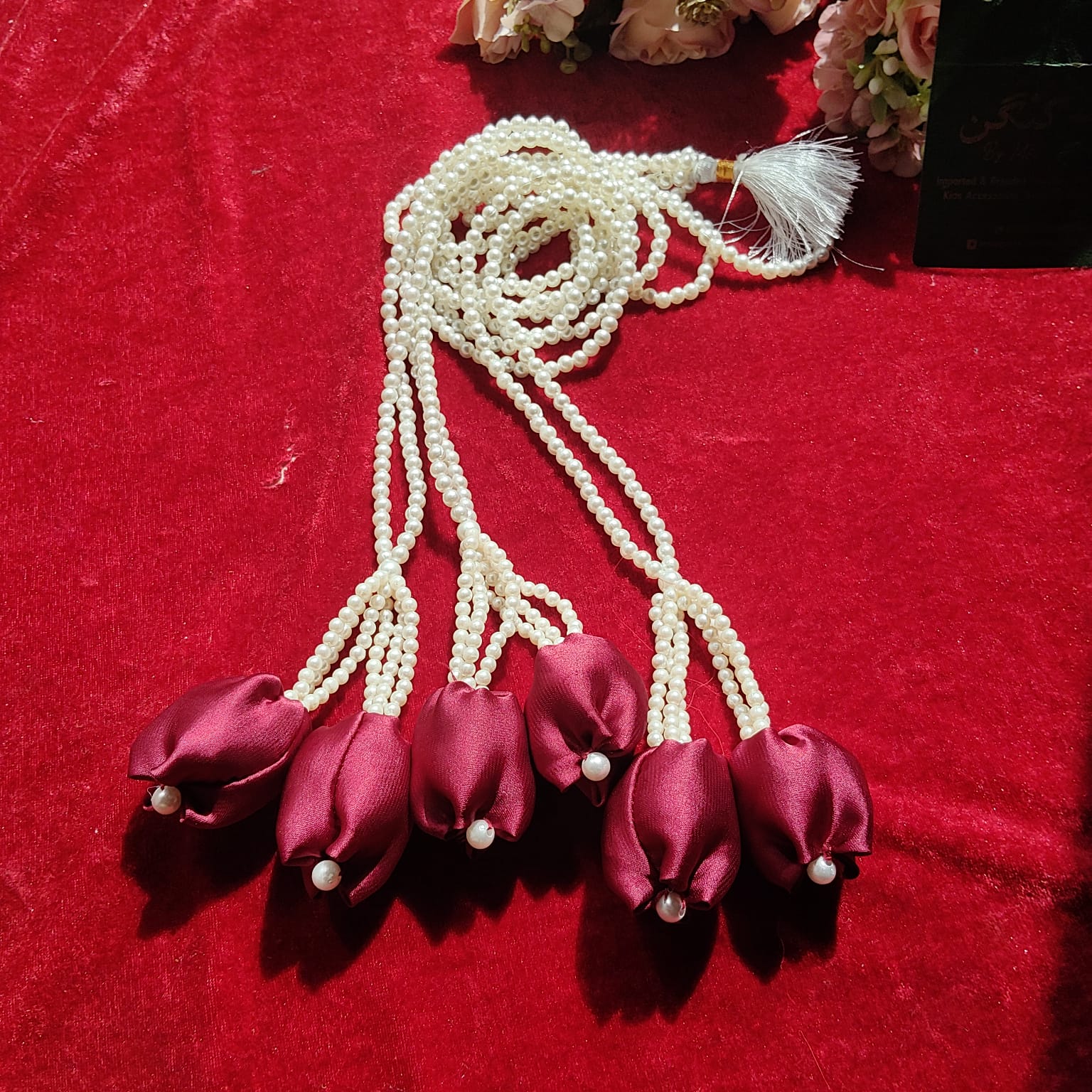 Mehroon Pearl Tulip Paranda