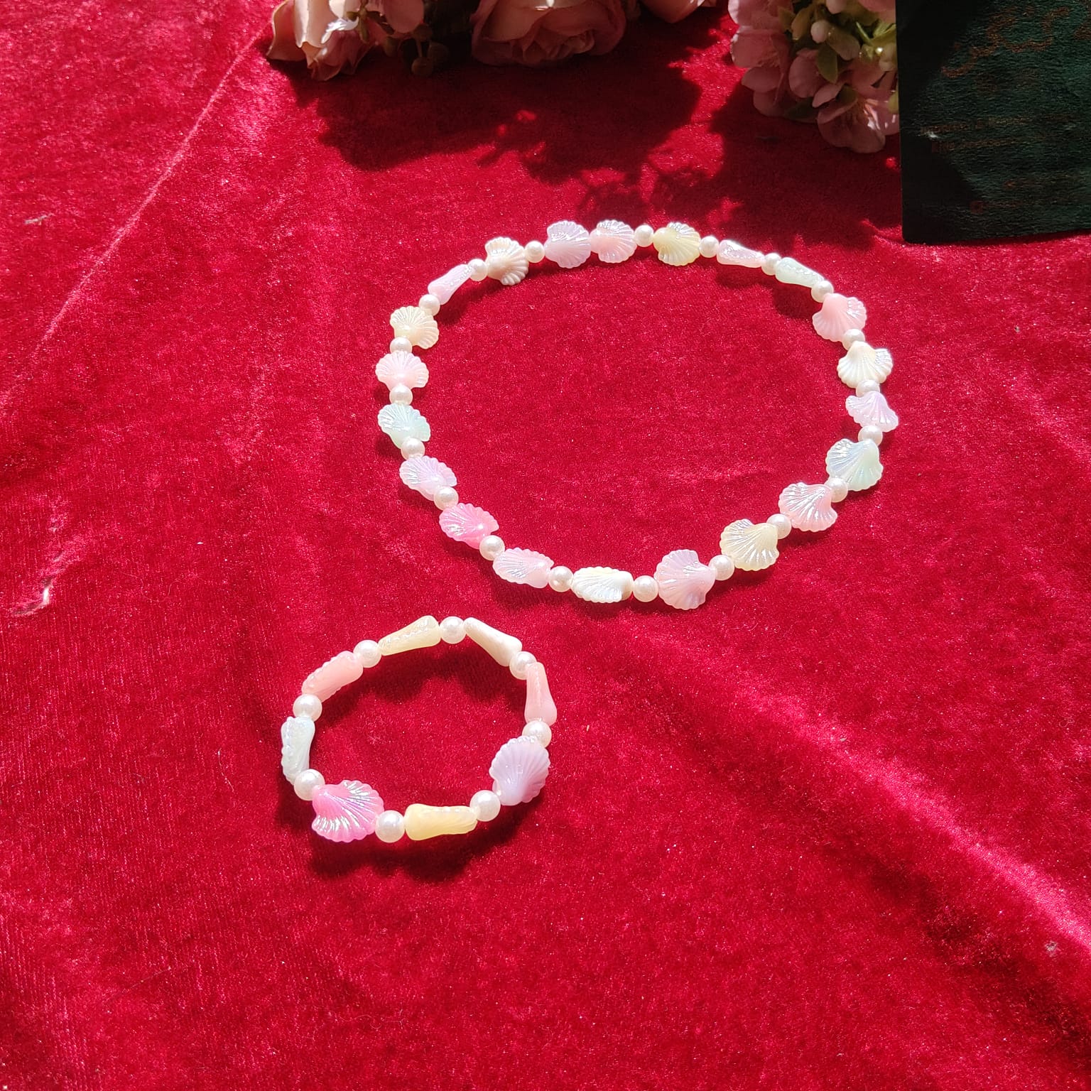Kid Shell Necklace, Bracelet