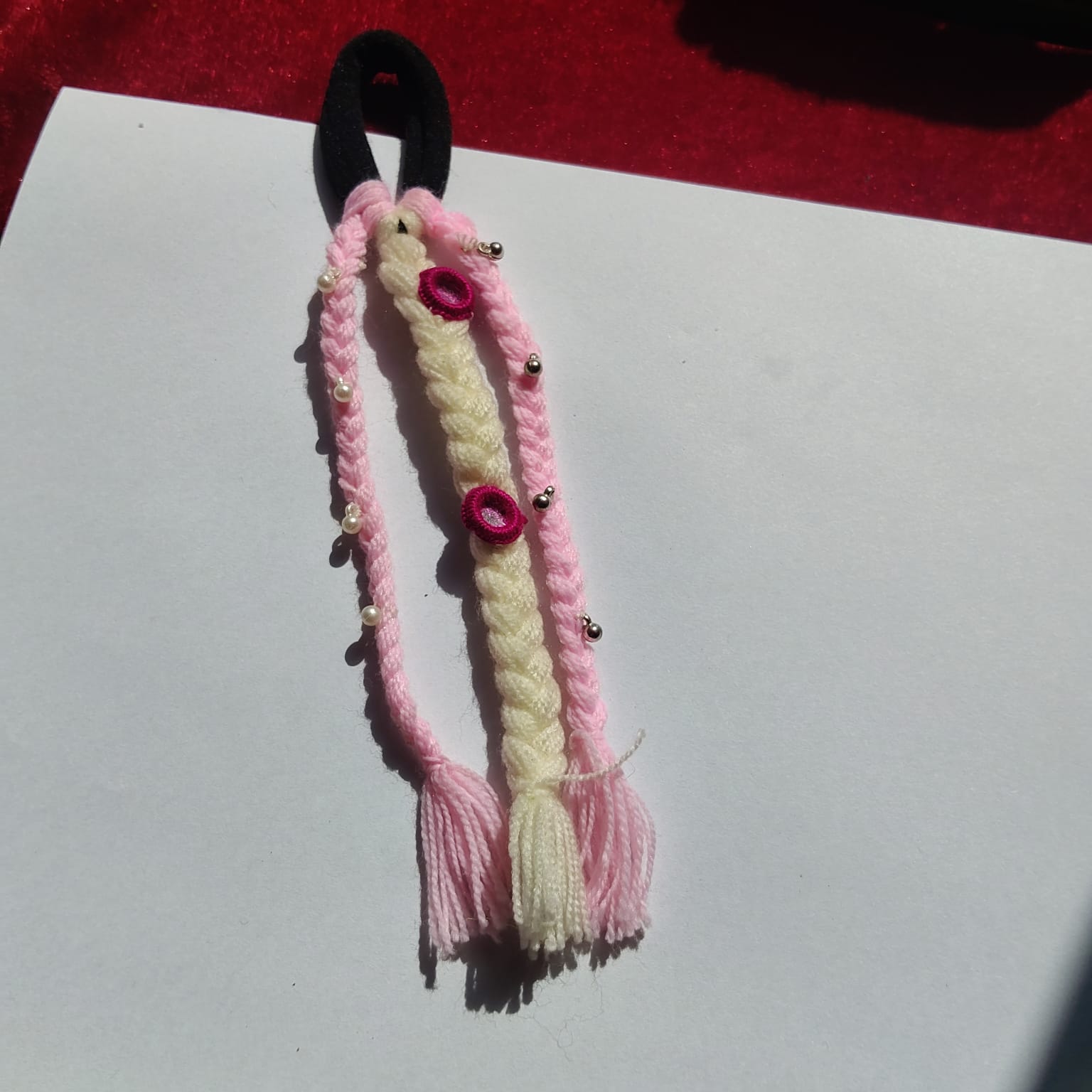Kid Baby Pink Bahu Braid