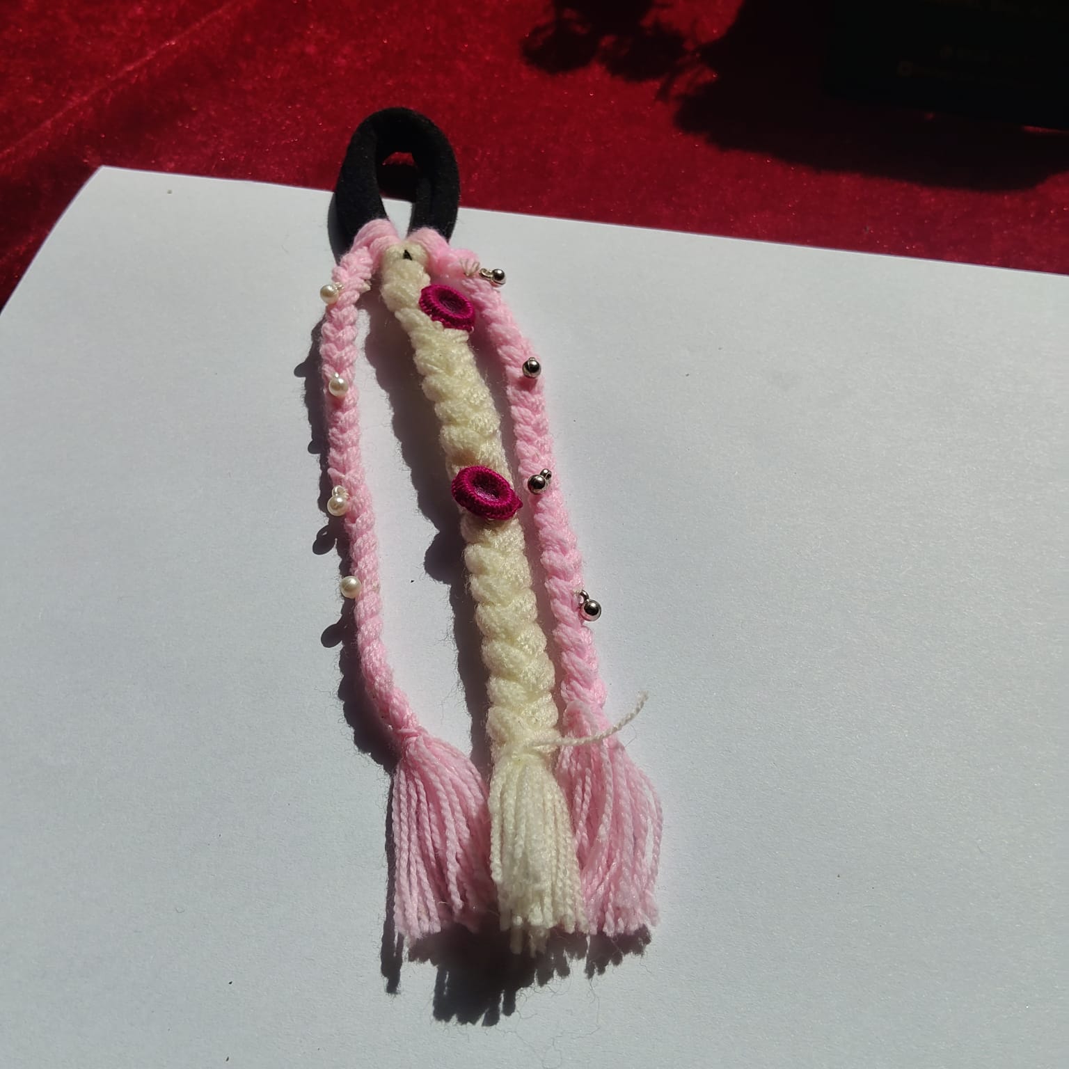 Kid Baby Pink Bahu Braid