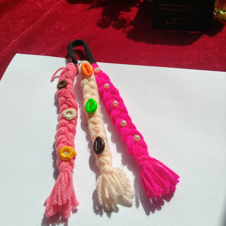 Kid Shell Pink  Bahu Braid