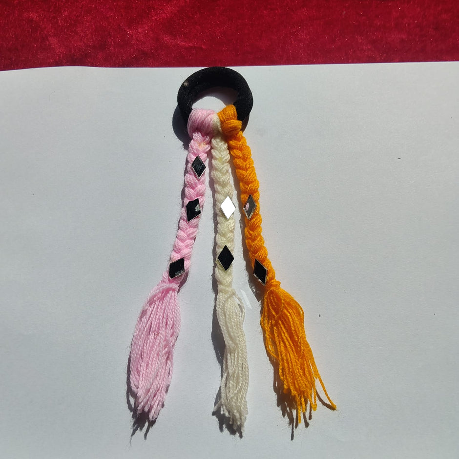Kid White Mirror  Bahu Braid