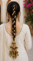 Gold Zari Braid Paranda