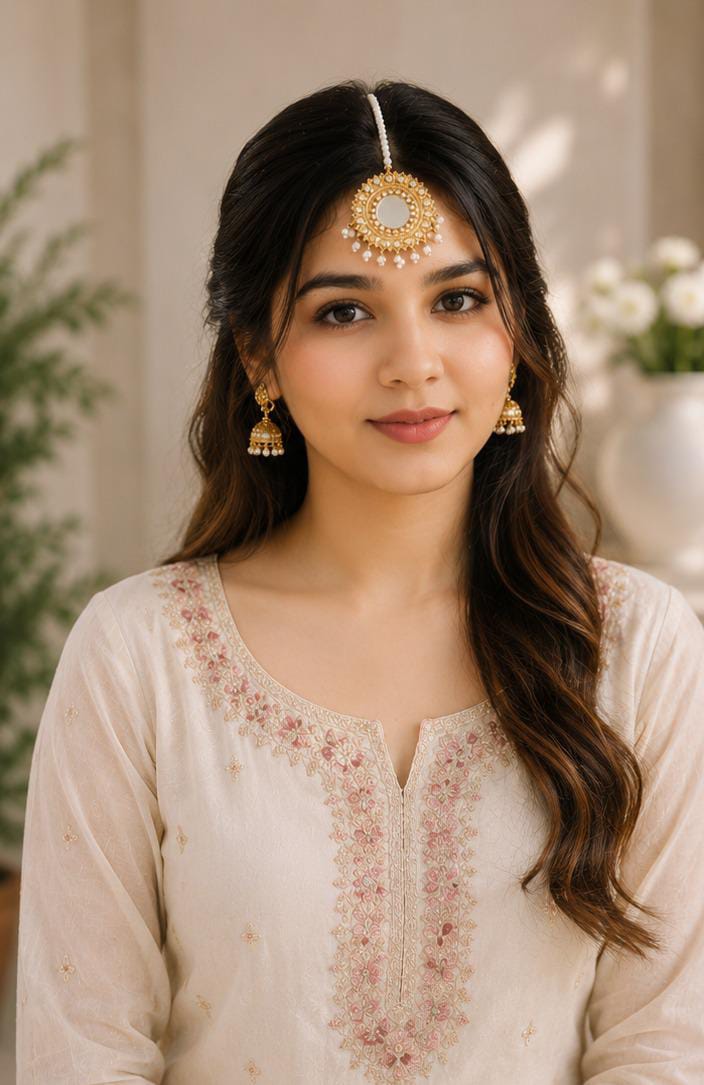 Noor Pearl Maang Tikka
