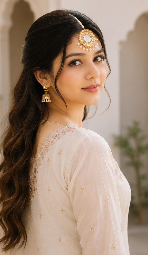 Noor Pearl Maang Tikka