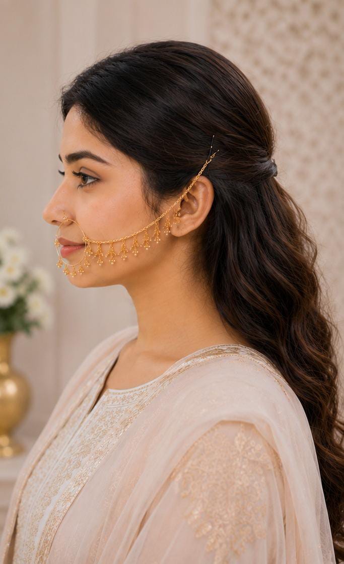 Traditional Gold Nath