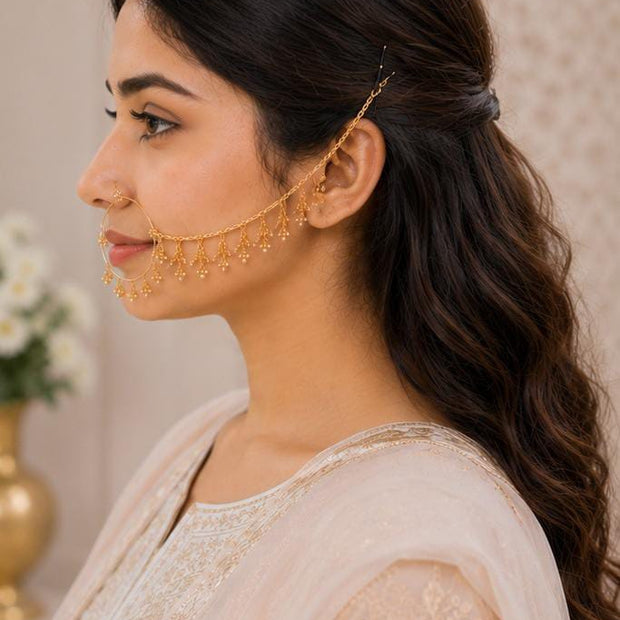 Traditional Gold Nath