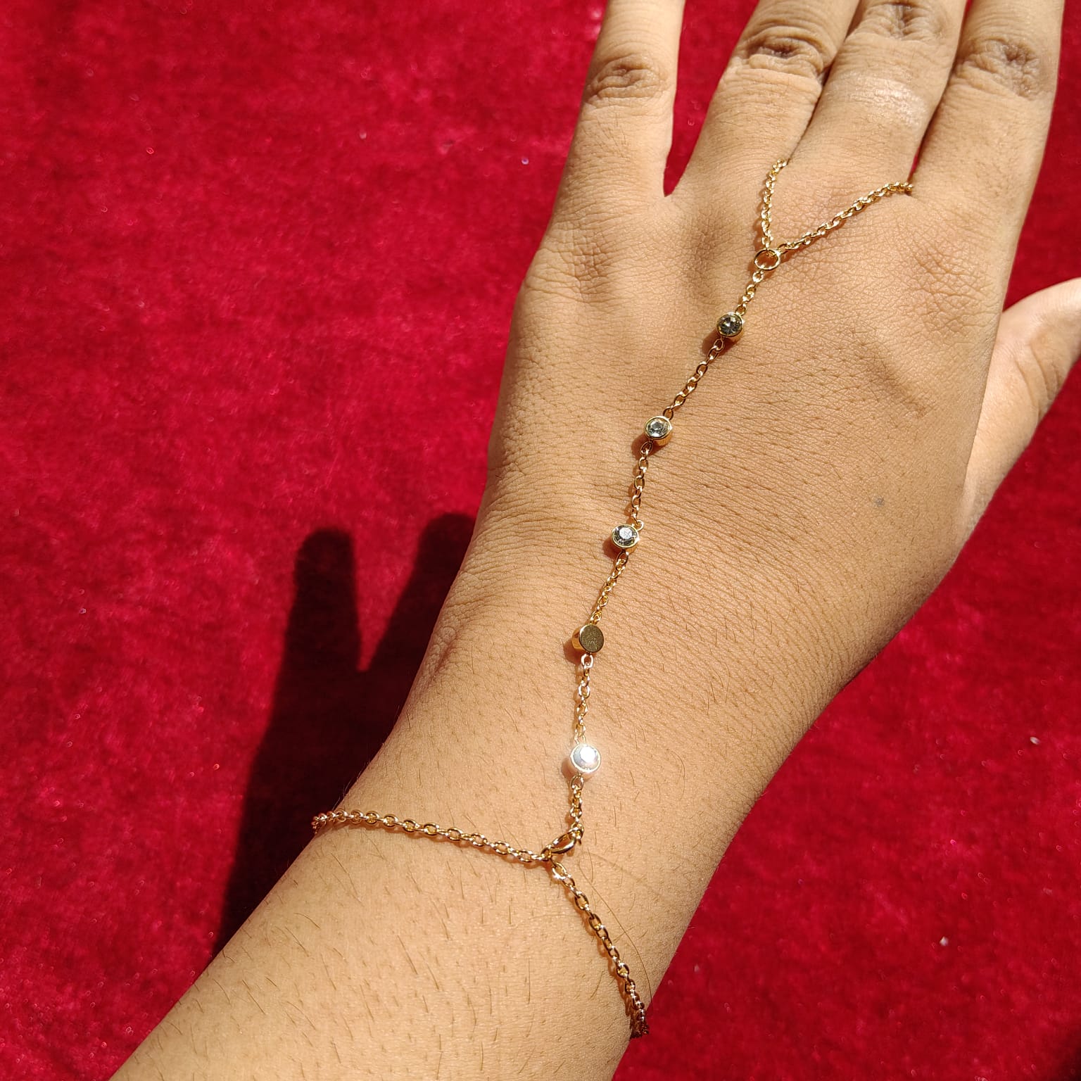 Crystal Hand Bracelet