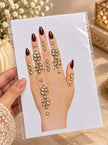 Press On Noor Mehndi