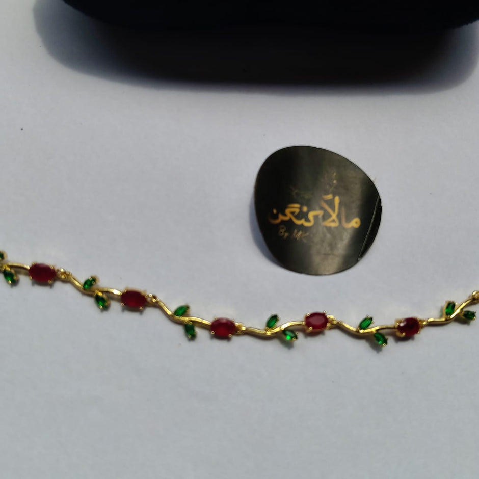 Red Tulip Bracelet