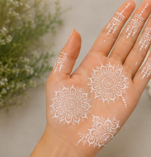 White Hina Mehndi