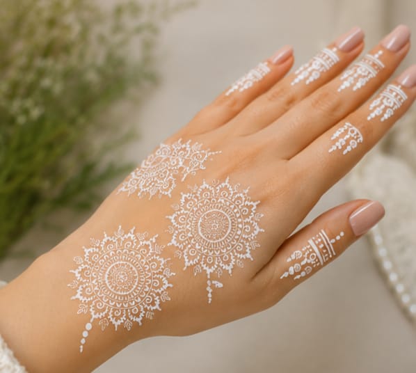 White Hina Mehndi