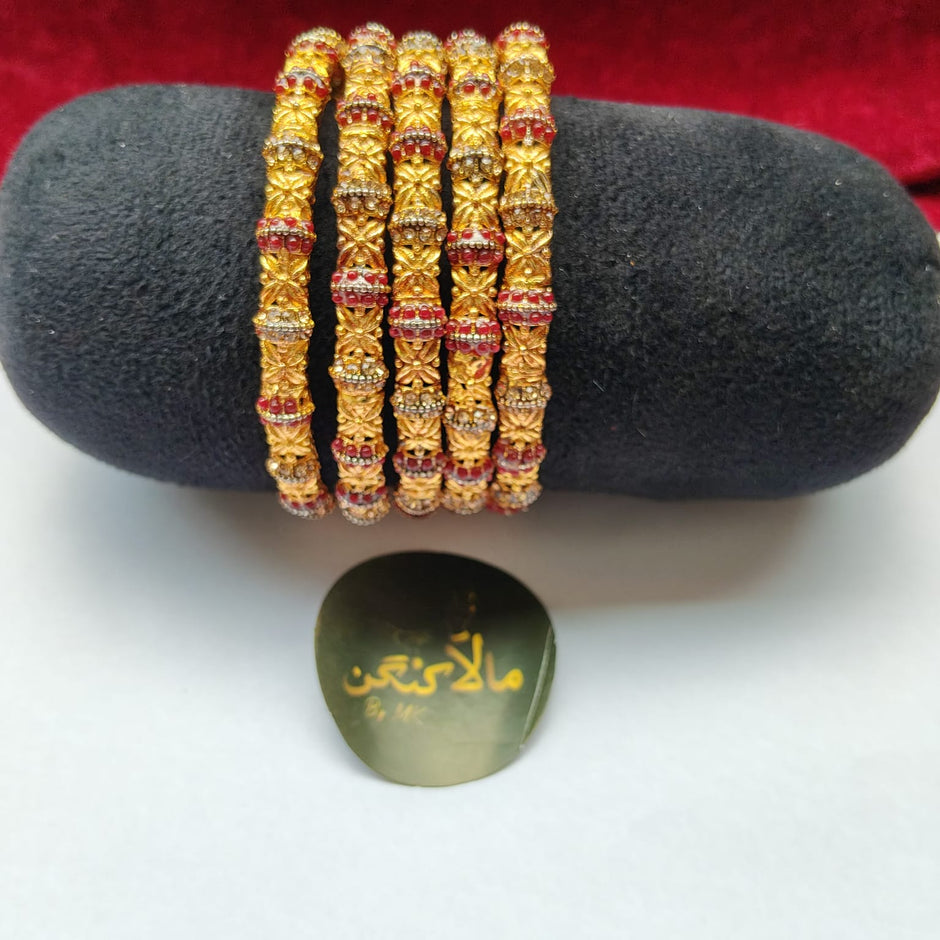 Golden Ruby Kada Set