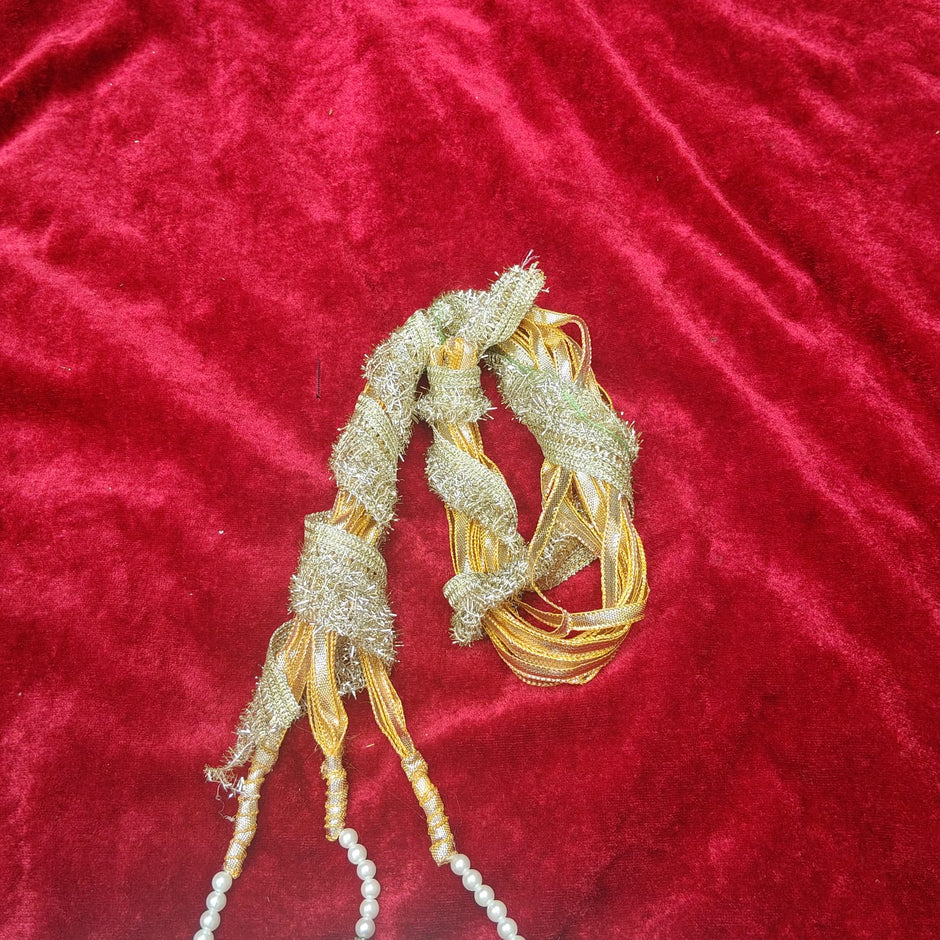 White Noor Kiran  Floral Paranda