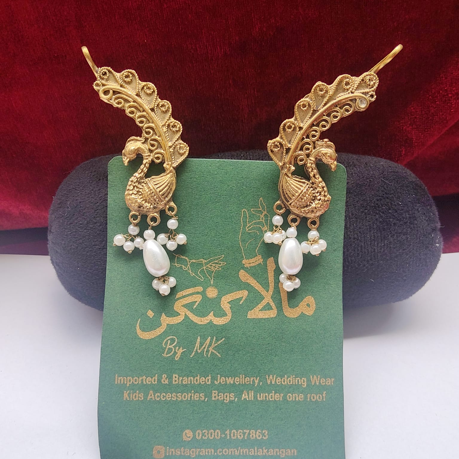 Golden Oxidized Ear cuff