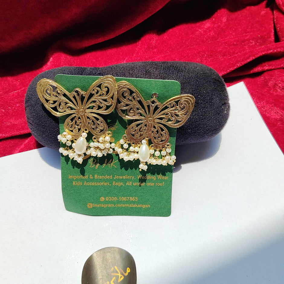 Antique Butterfly Earring