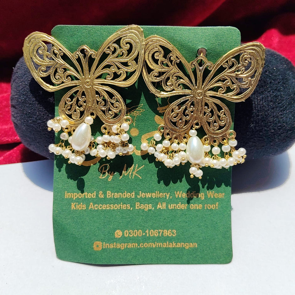 Antique Butterfly Earring
