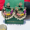 Multi Peacock Earring