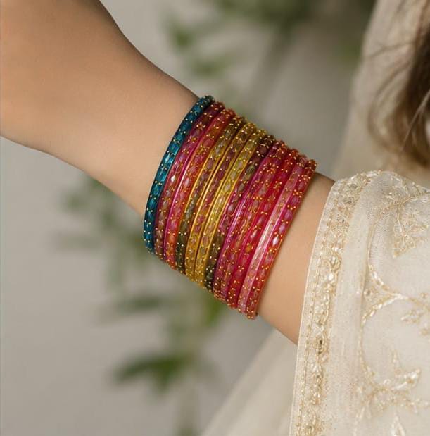 Indian Multi Glass Bangles