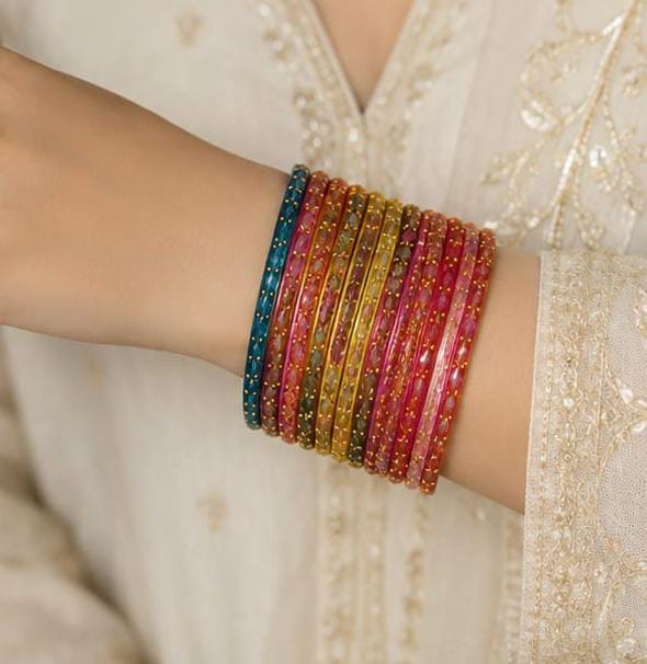 Indian Multi Glass Bangles