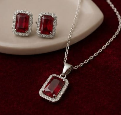 Red Stone Necklace