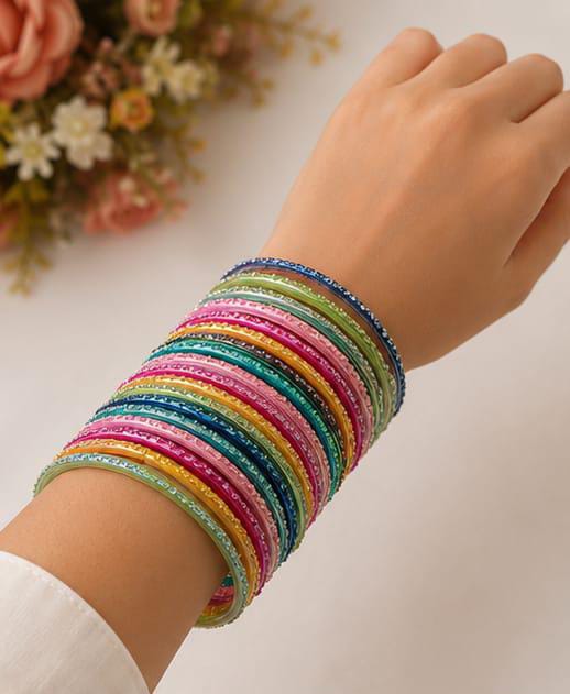Multi Raindrop Bangles