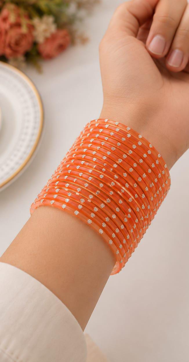 Orange Rainbow Bangles
