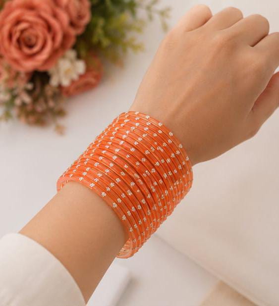 Orange Rainbow Bangles