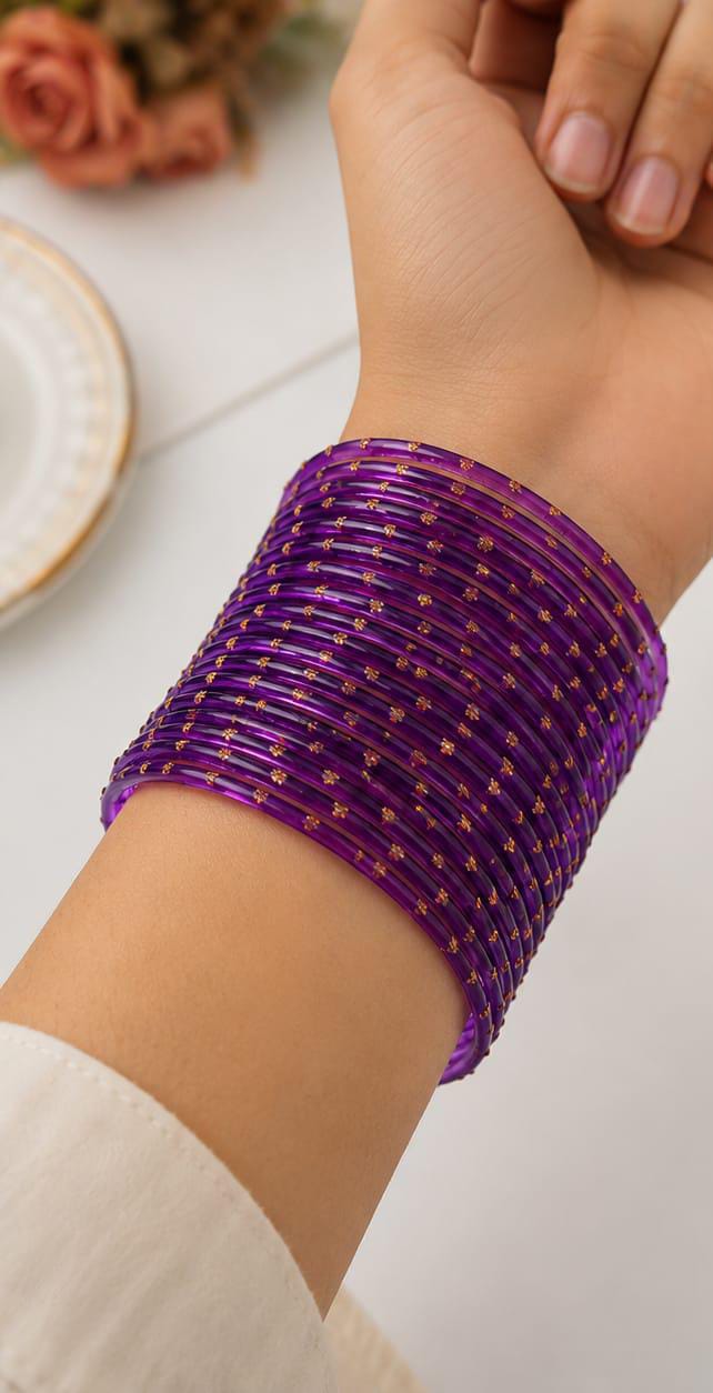 Purple Rainbow Bangles