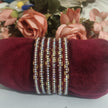 Mehroon Stone Bangles