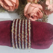 Mehroon Stone Bangles