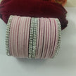 Pink velvet Bangle Set