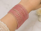 Raindrop Pink Bangles