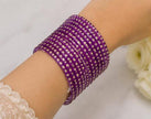 Raindrop Purple Bangle