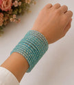 Raindrop Sky Blue Bangles