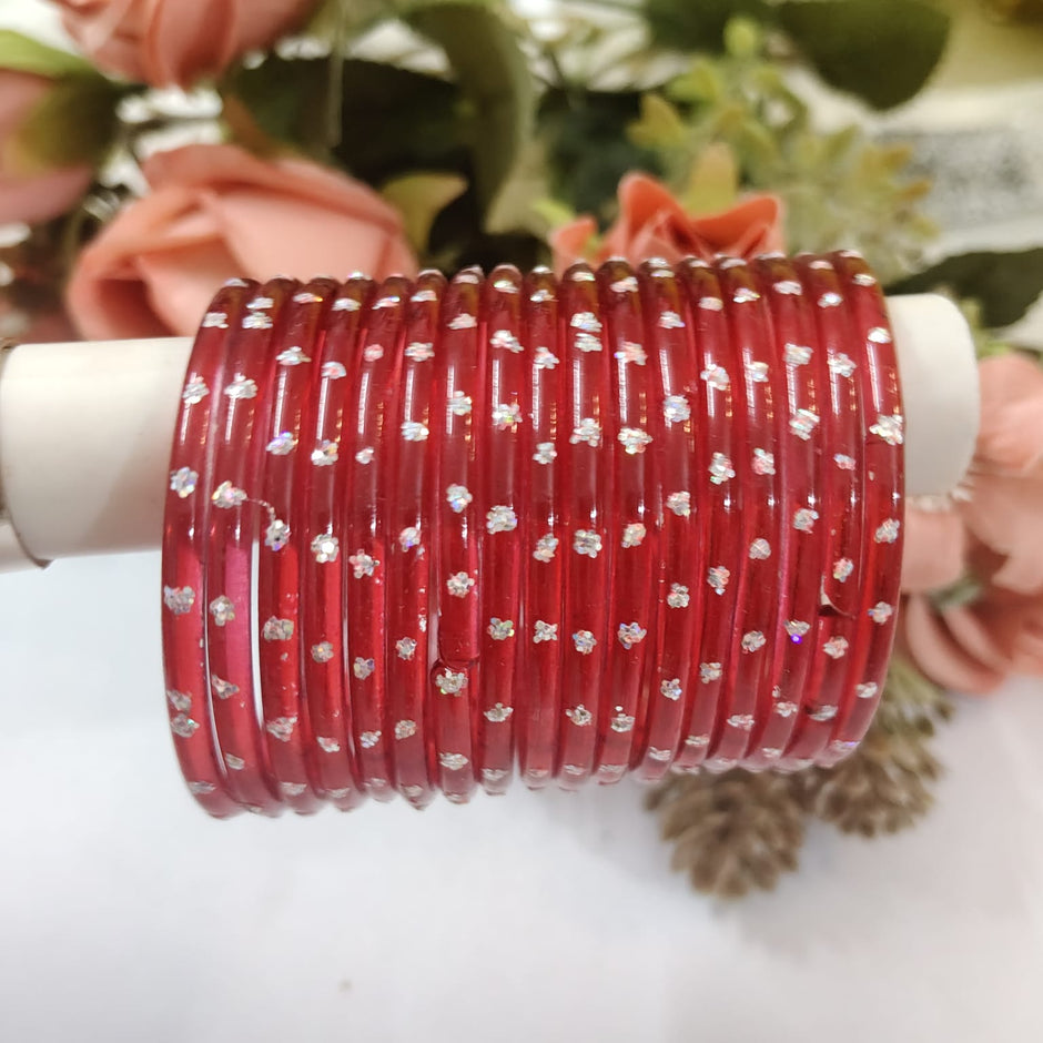 Kids Red Rainbow Bangles