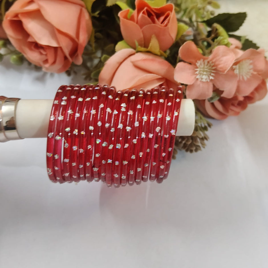 Kids Red Rainbow Bangles
