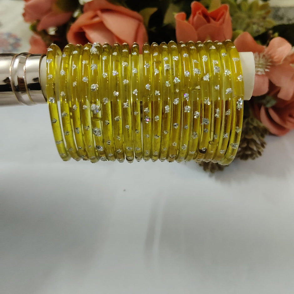 Kids Yellow Rainbow Bangles