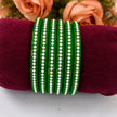 Green  Stone Bangles